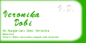 veronika dobi business card